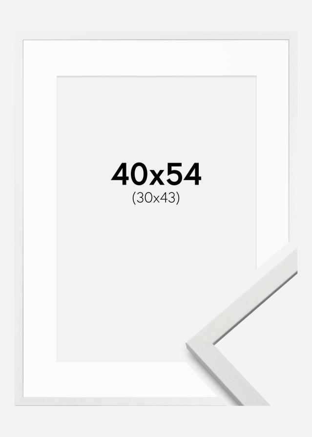 Okvir Edsbyn Bijela 40x54 cm - paspartu Bijela 31x44 cm