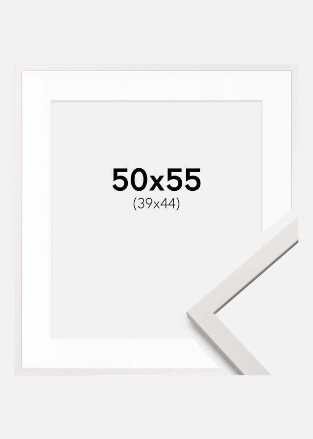 Okvir Edsbyn Bijela 50x55 cm - paspartu Bijela 40x45 cm