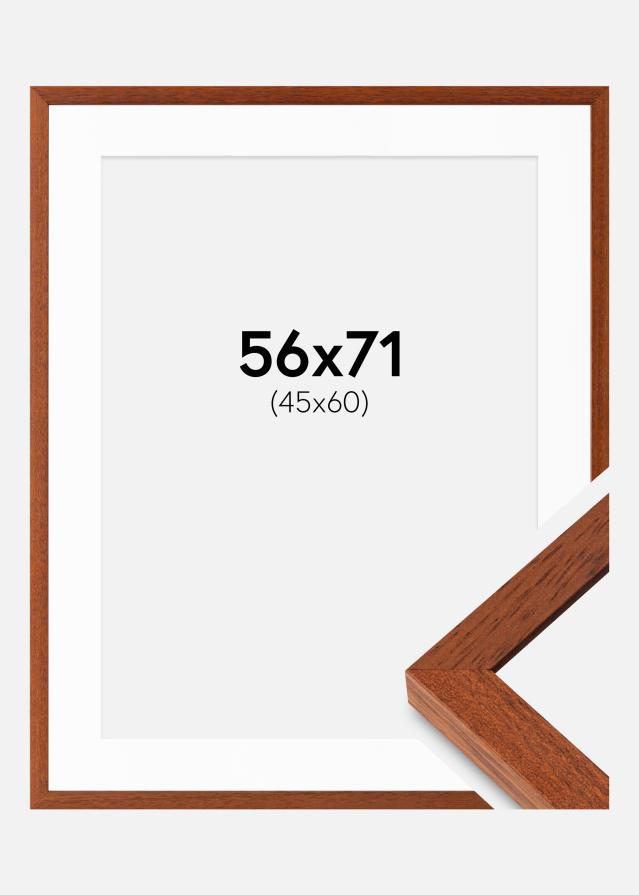 Okvir Hermes Trešnja 56x71 cm - Paspartui Bijela 46x61 cm