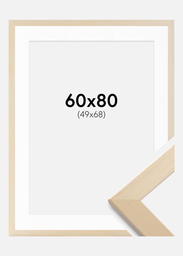 Okvir Trendline priroda 60x80 cm - Paspartui Bijela 50x69 cm