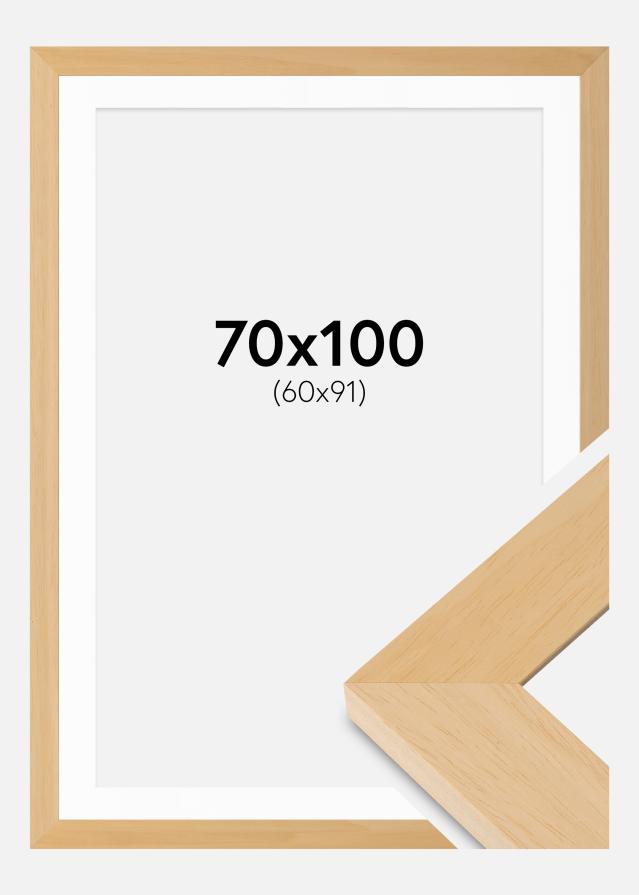 Okvir Juno drvo 70x100 cm - Paspartui Bijela 61x92 cm
