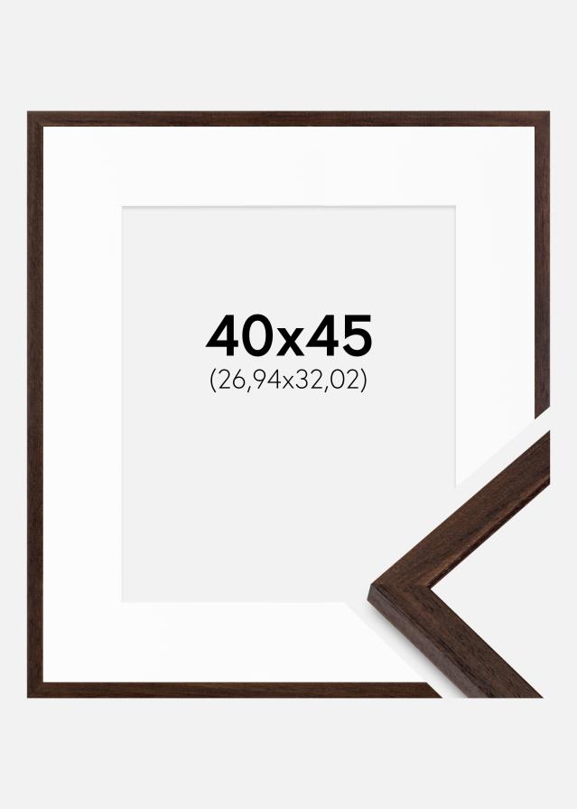 Okvir Edsbyn Orah 40x45 cm - Paspartui Bijela 11x13 inča