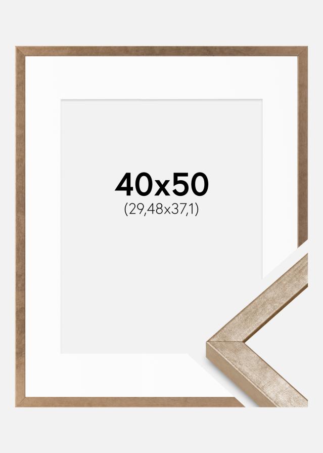 Okvir Ares Mjed 40x50 cm - Paspartui Bijela 12x15 inča