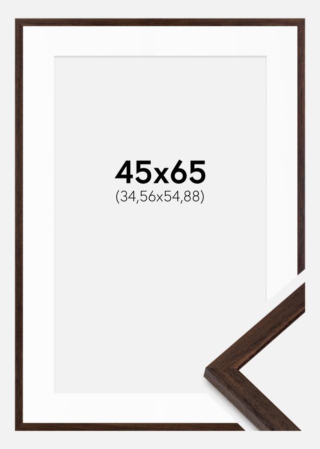 Okvir Edsbyn Orah 45x65 cm - Paspartui Bijela 14x22 inča