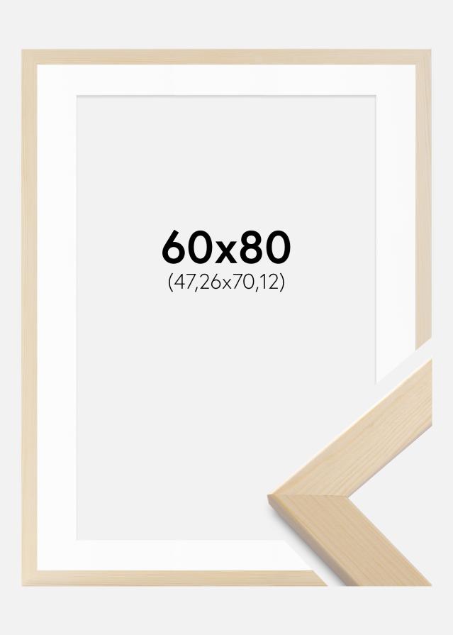 Okvir Trendline priroda 60x80 cm - Paspartui Bijela 19x28 inča