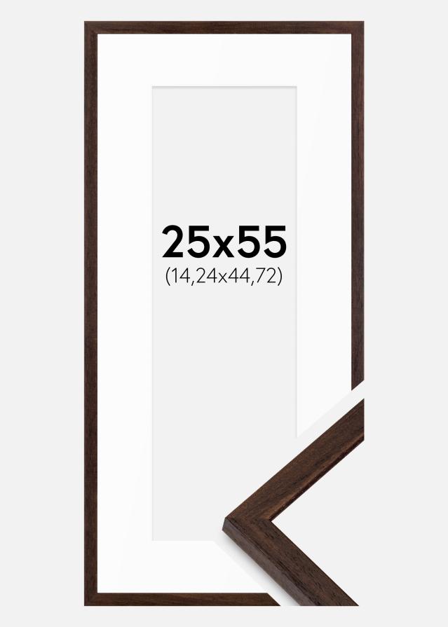 Okvir Edsbyn Orah 25x55 cm - Paspartui Bijela 6x18 inča