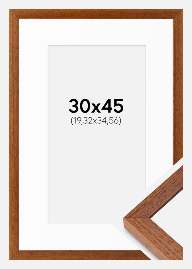 Okvir Hermes Rezervirati 30x45 cm - Paspartui Bijela 8x14 inča