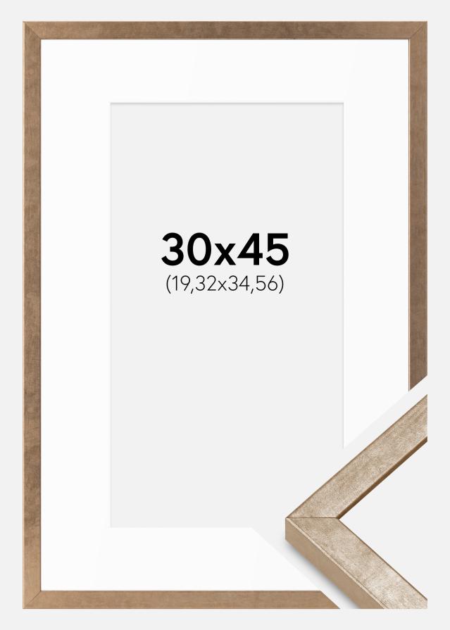 Okvir Ares Mjed 30x45 cm - Paspartui Bijela 8x14 inča