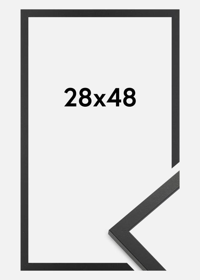 Okvir Trendy Akrilno staklo Crno 28x48 cm
