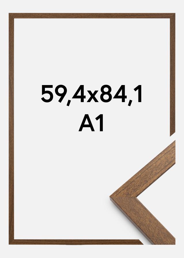 Okvir Profinjeni Akrilno staklo Warm Brown 59,4x84,1 cm (A1)