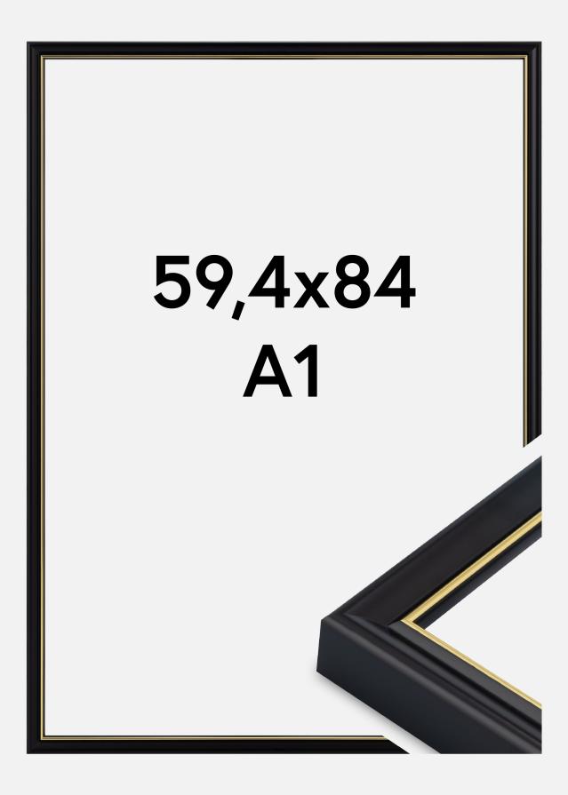 Okvir Canterbury Akrilno staklo Crna 59.4x84 cm (A1)