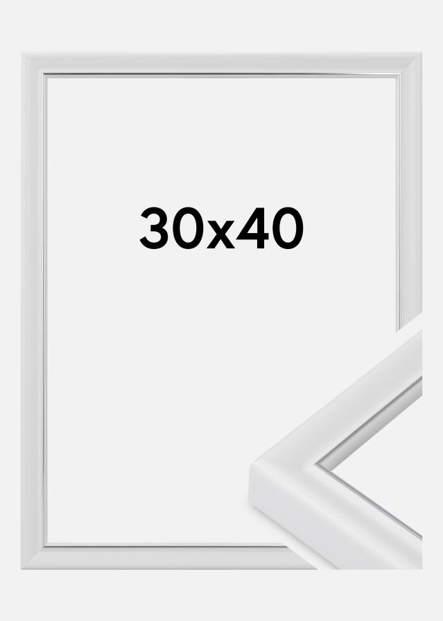 Okvir Canterbury Akrilno staklo Bijela 30x40 cm