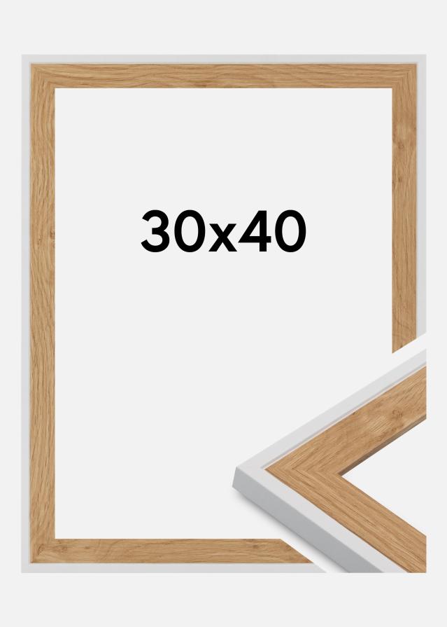 Okvir Clearline Akrilno staklo Bijela 30x40 cm