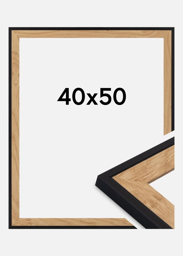 Okvir Iris Akrilno staklo Crna 40x50 cm