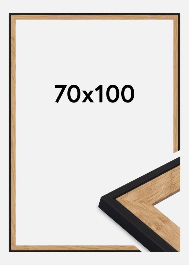 Okvir Iris Akrilno staklo Crna 70x100 cm
