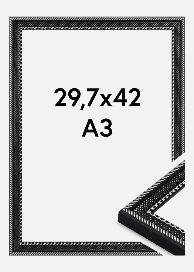 Okvir Trellis Akrilno staklo Crna 29.7x42 cm (A3)