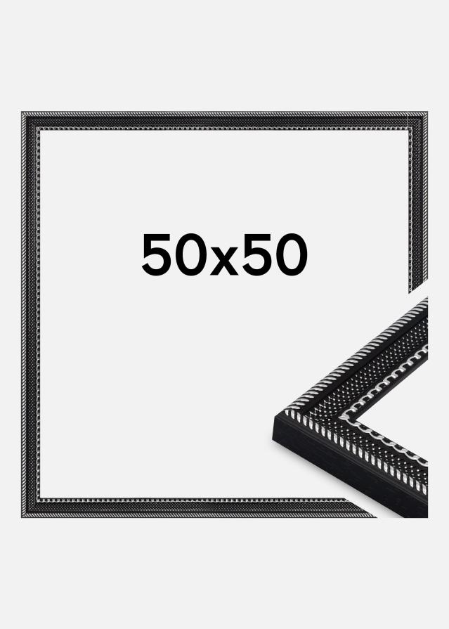 Okvir Trellis Akrilno staklo Crna 50x50 cm