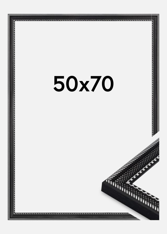 Okvir Trellis Akrilno staklo Crna 50x70 cm