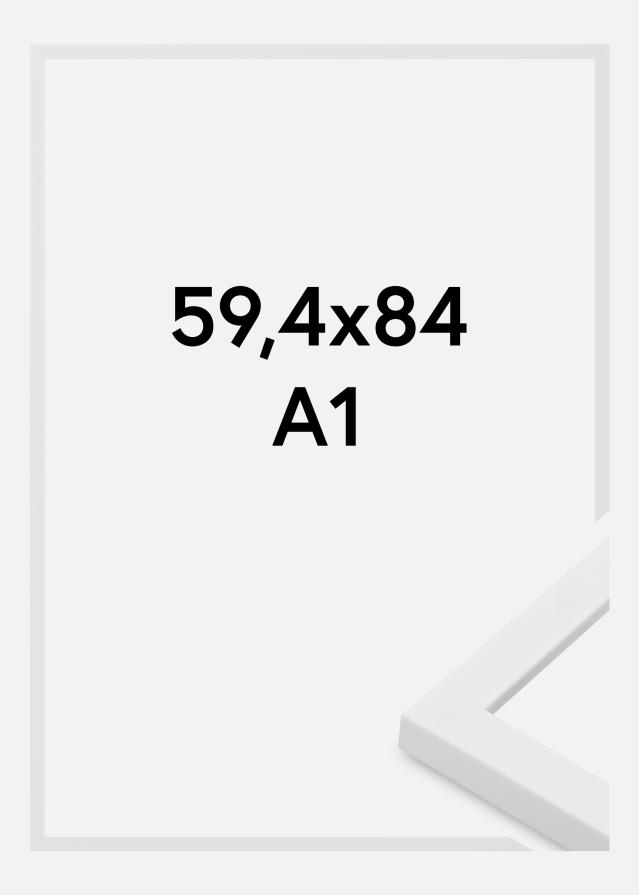 Okvir Oban Akrilno staklo Bijela 59.4x84 cm (A1)