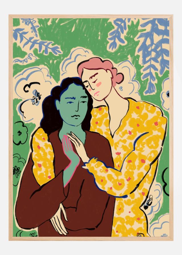 Holding Hands Plakat