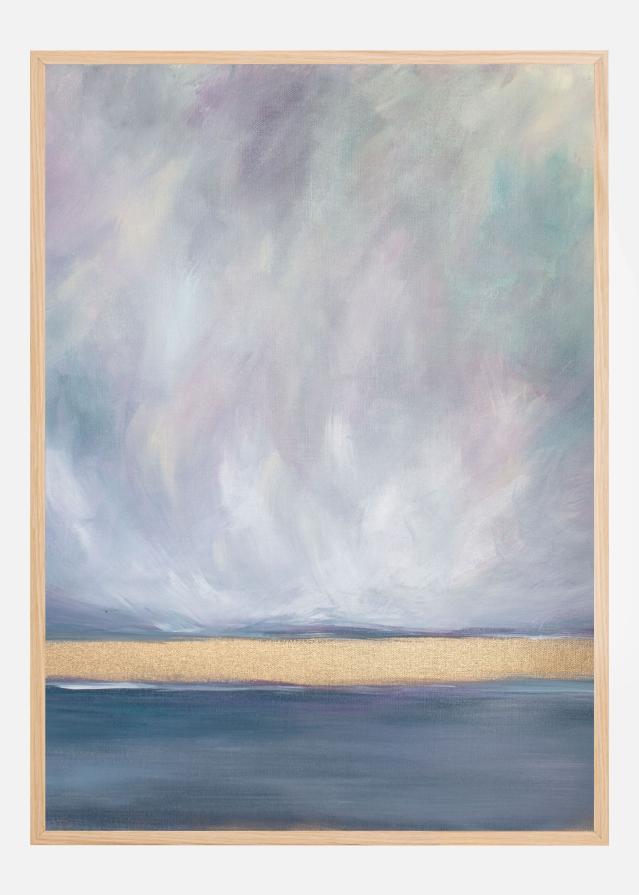 Peaceful Golden Horizon Plakat