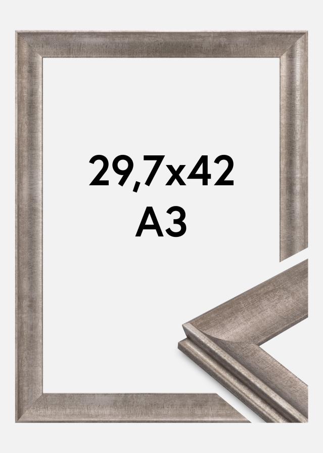 Okvir Conca Akrilno staklo Srebrni 29,7x42 cm (A3)