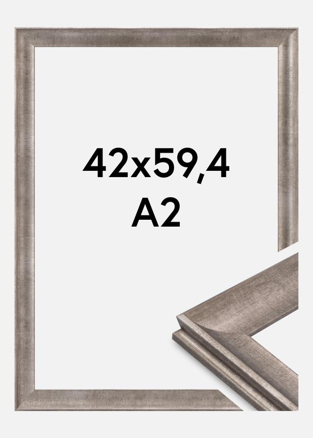 Okvir Conca Akrilno staklo Srebrni 42x59,4 cm (A2)