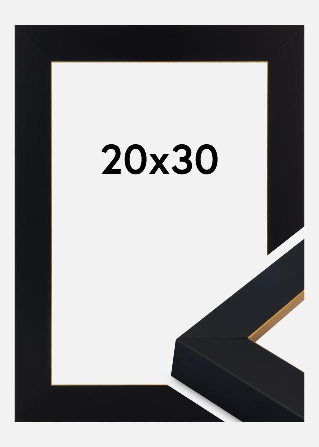 Okvir Sussex Akrilno staklo Crna/Zlatna 20x30 cm