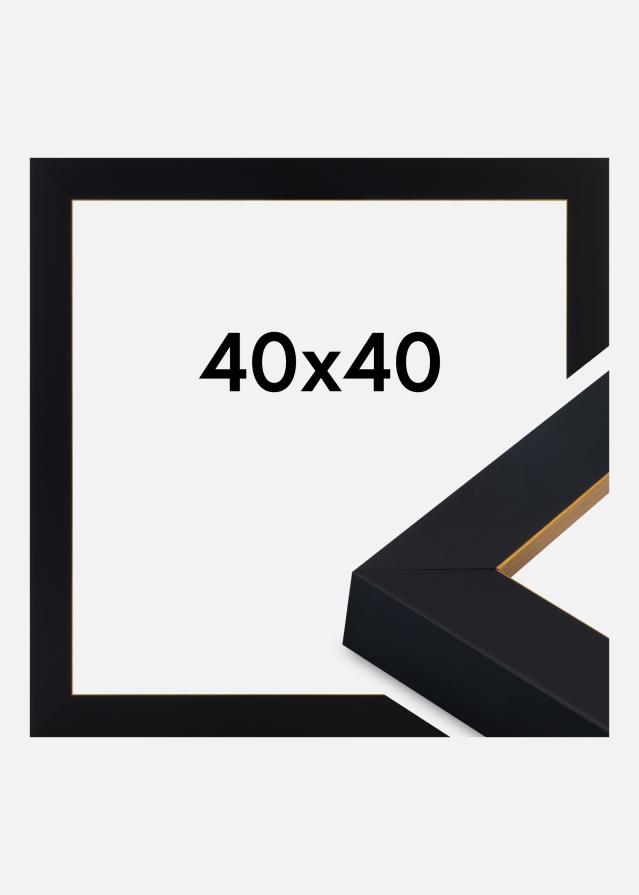 Okvir Sussex Akrilno staklo Crna/Zlatna 40x40 cm