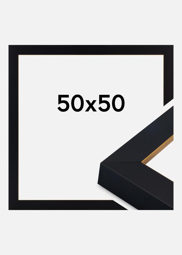 Okvir Sussex Akrilno staklo Crna/Zlatna 50x50 cm
