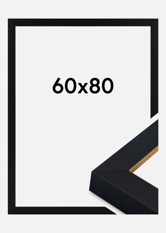 Okvir Sussex Akrilno staklo Crna/Zlatna 60x80 cm