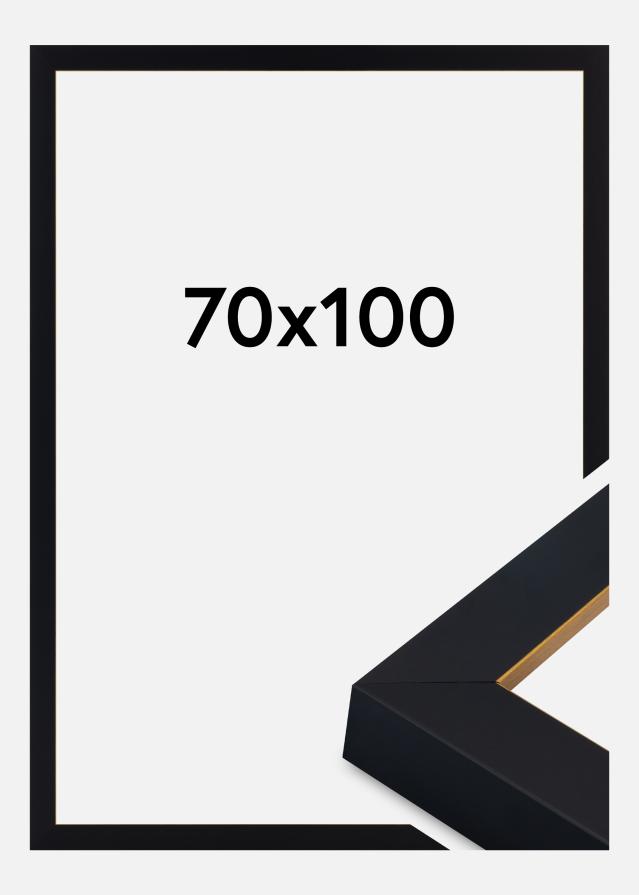 Okvir Sussex Akrilno staklo Crna/Zlatna 70x100 cm