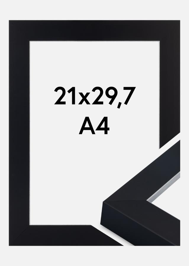 Okvir Sussex Akrilno staklo Crna/Srebrna 21x29,7 cm (A4)