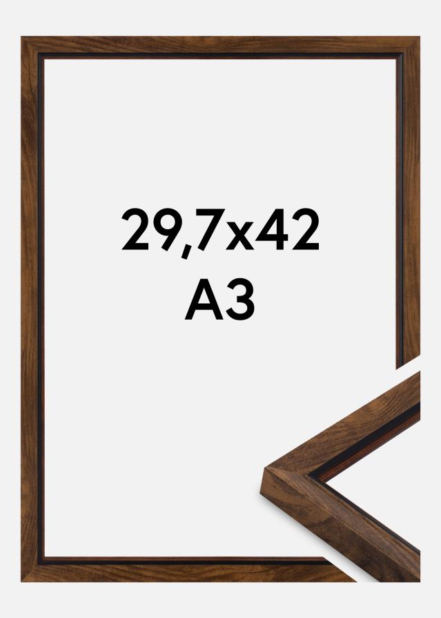 Okvir Obsidian Akrilno staklo Orah 29,7x42 cm (A3)