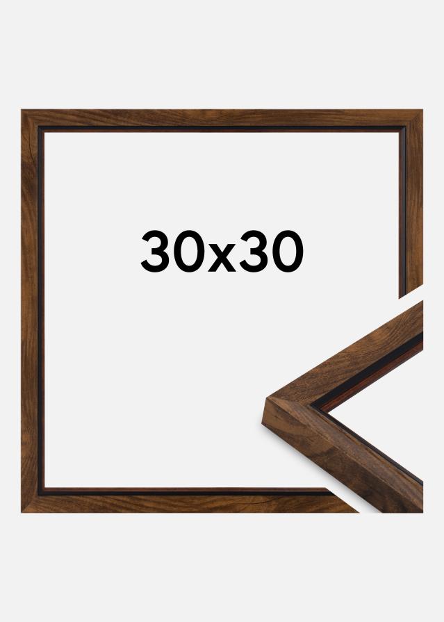 Okvir Obsidian Akrilno staklo Orah 30x30 cm