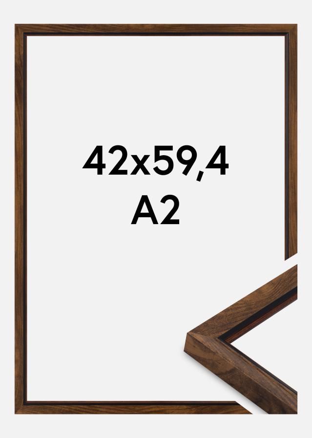 Okvir Obsidian Akrilno staklo Orah 42x59,4 cm (A2)