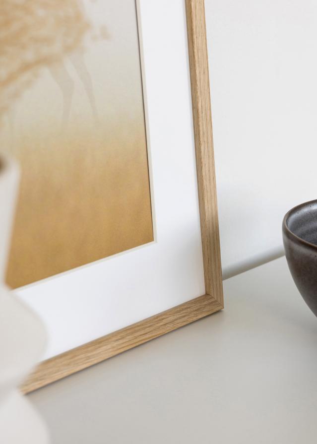Okvir Edsbyn hrast 20x35 cm - Paspartui Bijela 10x25 cm