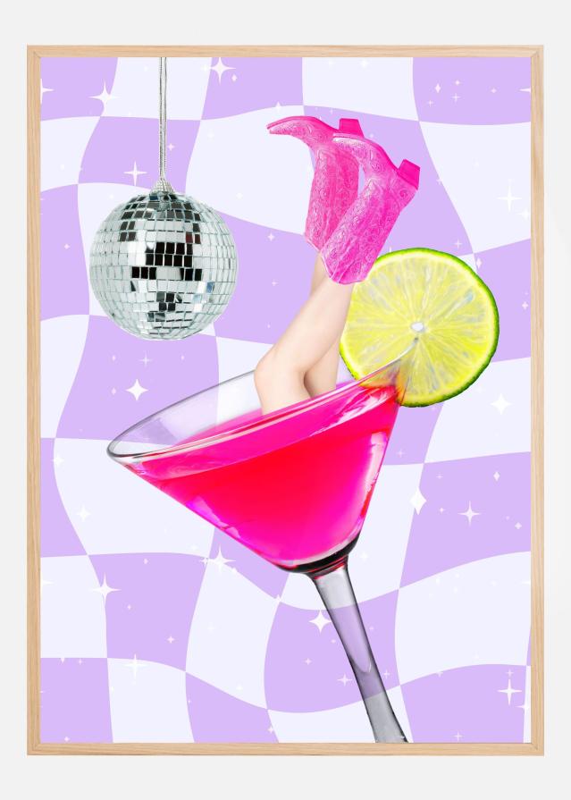 Disco Drink Delight Plakat
