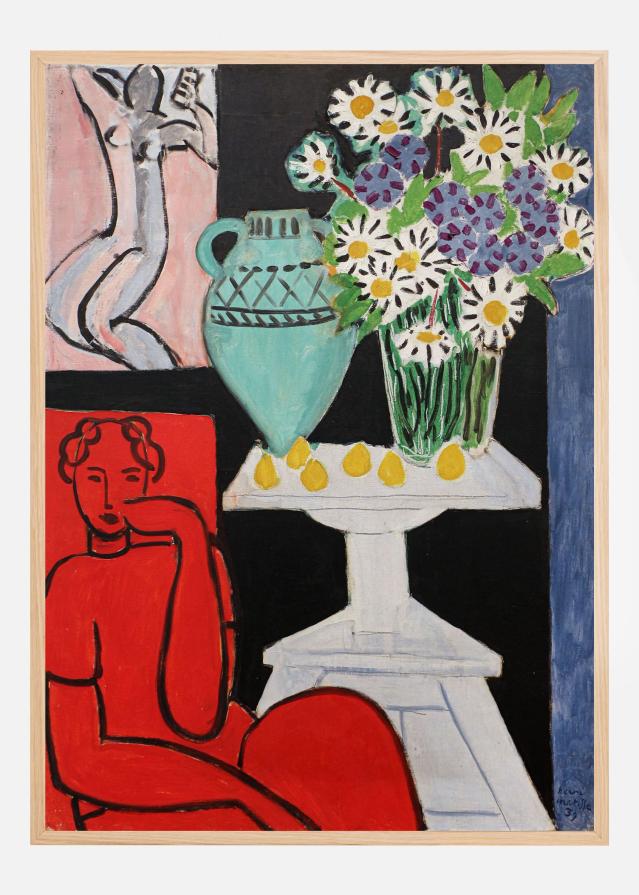 Still Life with Red Figure - Henri Matisse Plakat