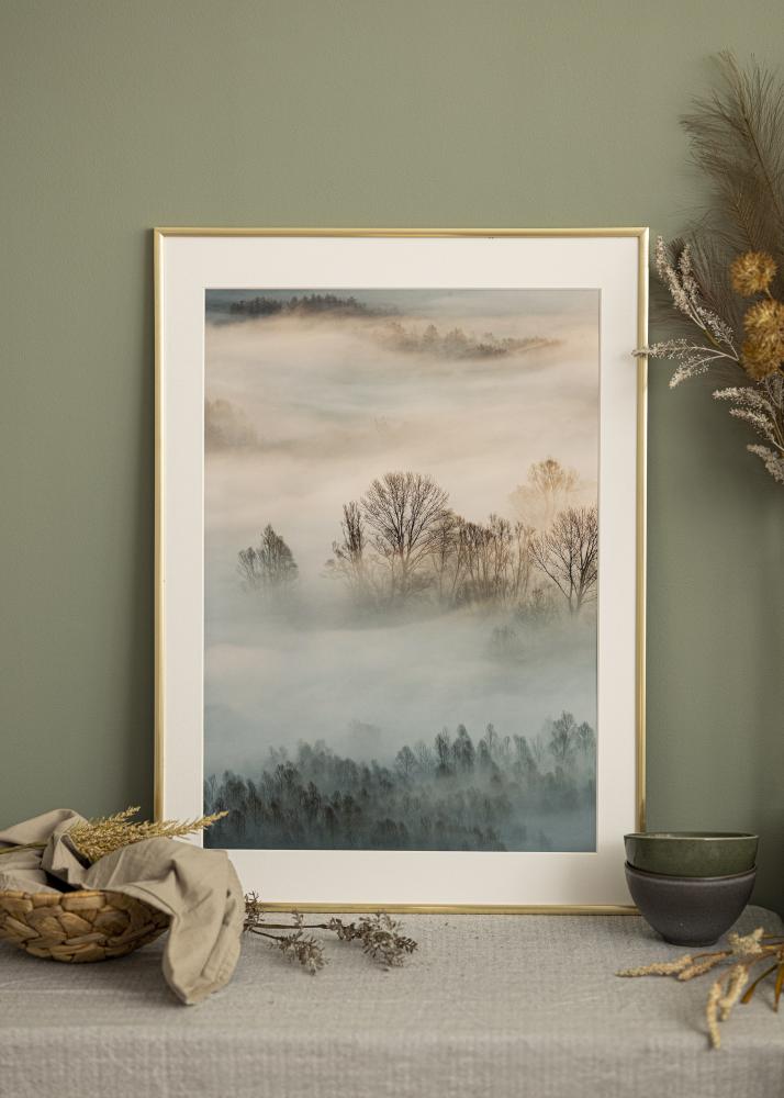 Okvir New Lifestyle Zlato 30x30 cm - Paspartui Bijela 19x19 cm