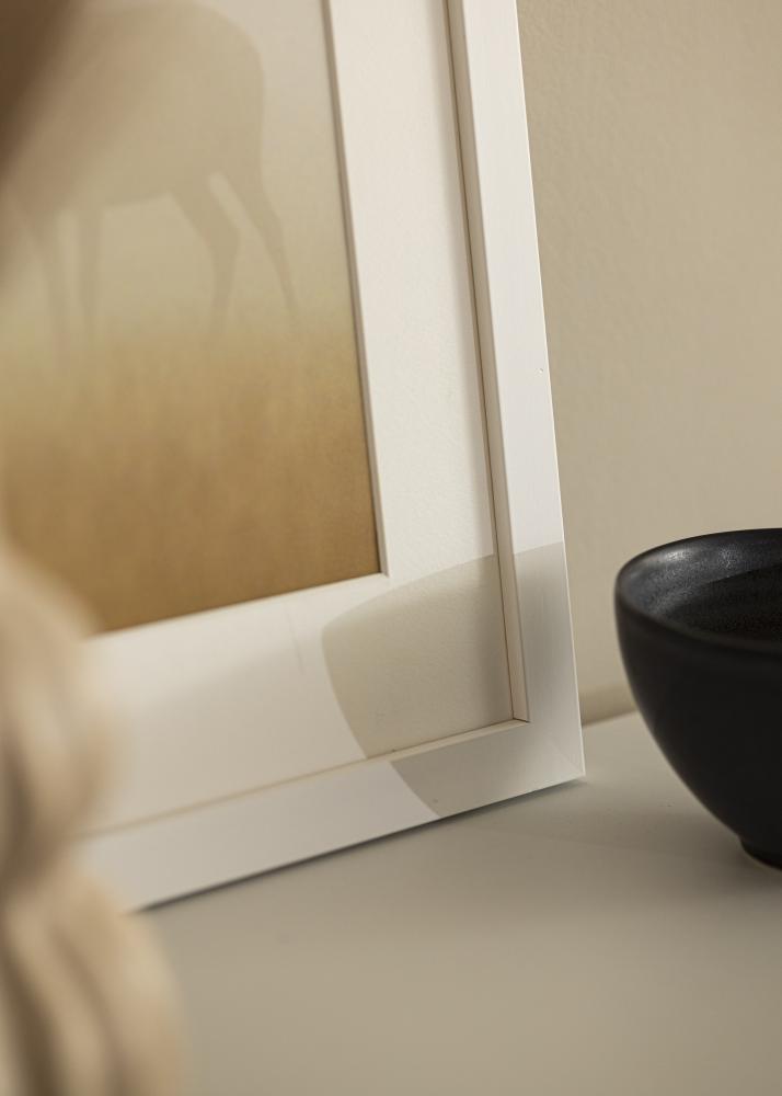 Okvir Bijela drvo 65x90 cm - Paspartui Bijela 55x80 cm