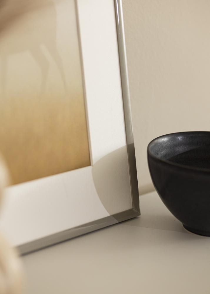 Okvir New Lifestyle Zemlja siva 20x30 cm - Paspartui Bijela 15x21 cm