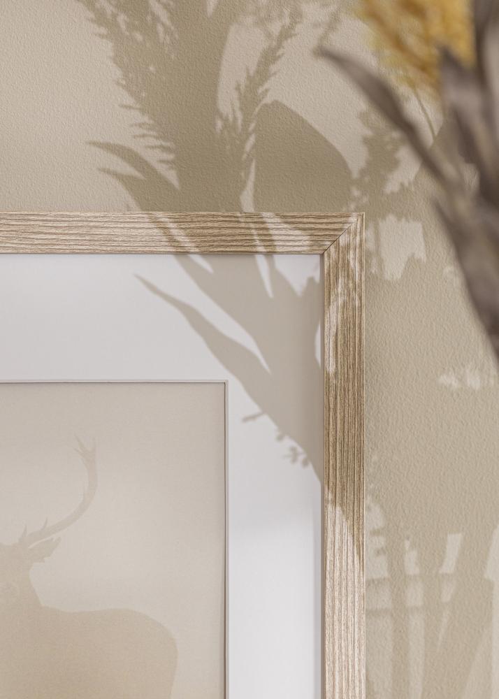 Okvir Stilren Greige hrast 30x40 cm - Paspartui Bijela 20x28 cm
