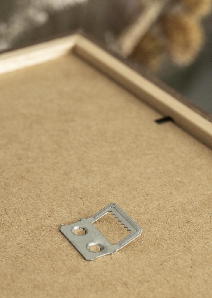 Okvir Stilren hladna smeđa 40x50 cm - Paspartui Bijela 29,7x42 cm