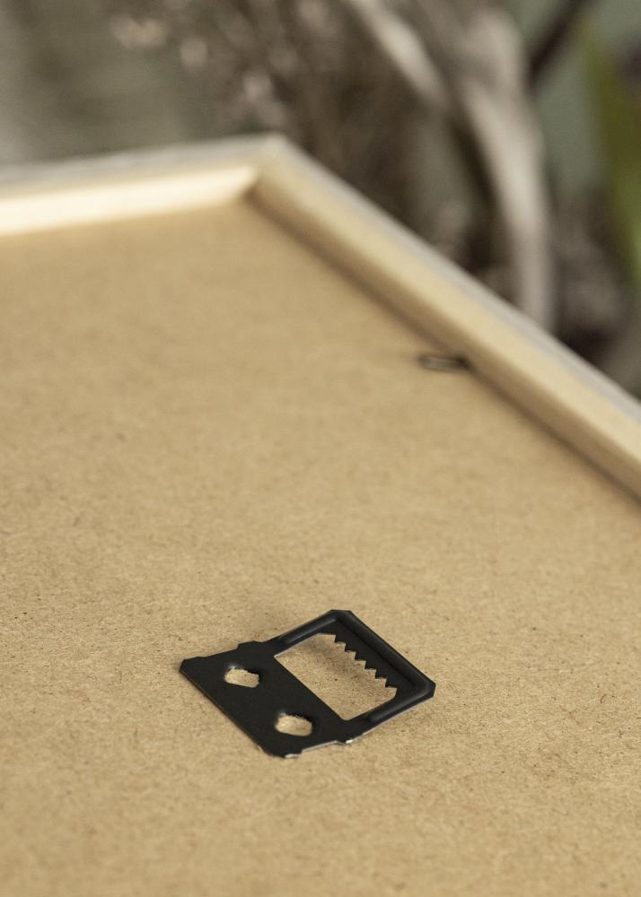 Okvir Stilren svijetlosiva hrast 42x59,4 cm - Paspartui Bijela 25x38 cm