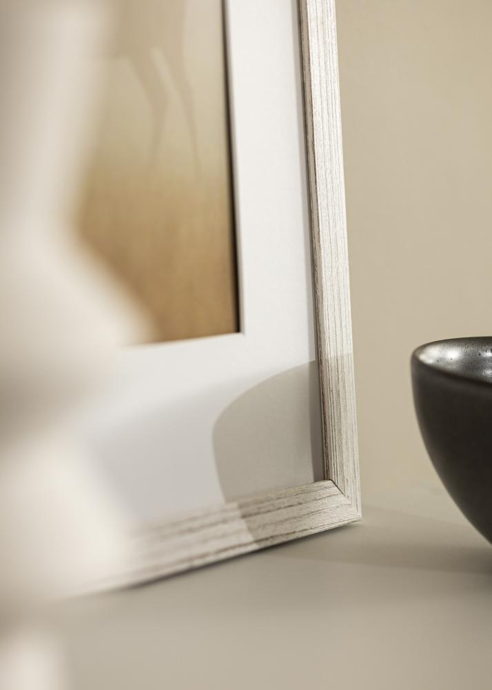 Okvir Stilren Vintage Bijela 70x100 cm - Paspartui Bijela 62x93 cm