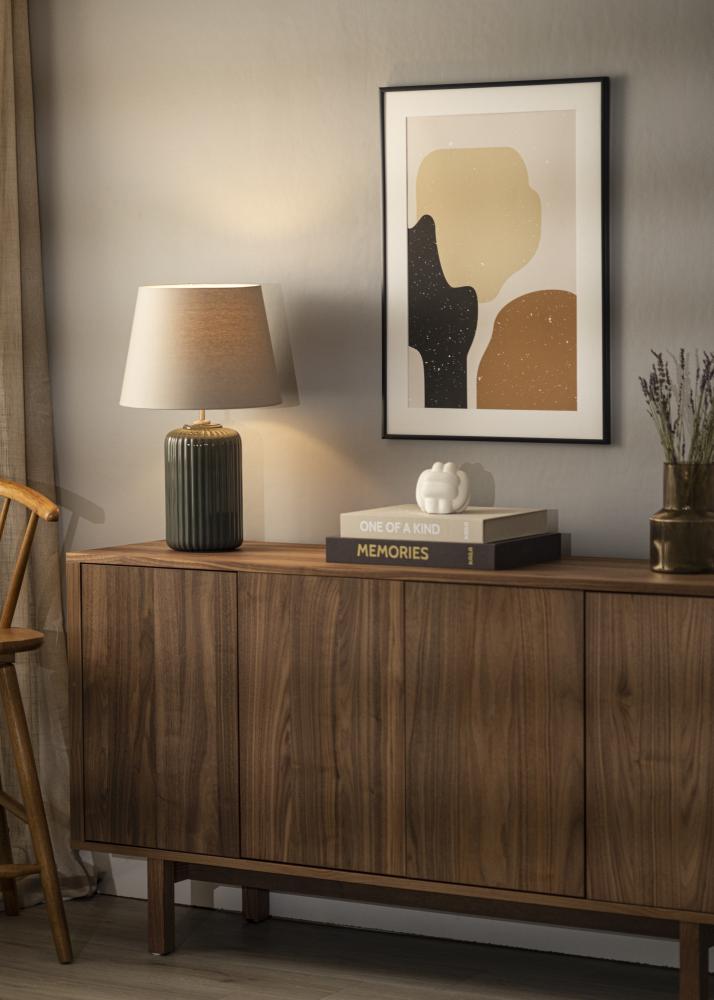 Okvir Scandi mat Crna 60x70 cm - Paspartui Bijela 20x24 inča