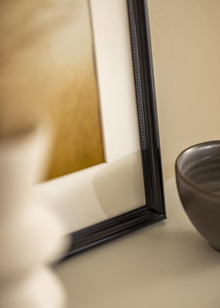 Okvir Gala Crna 13x18 cm - Paspartui Bijela B7 88x125 mm