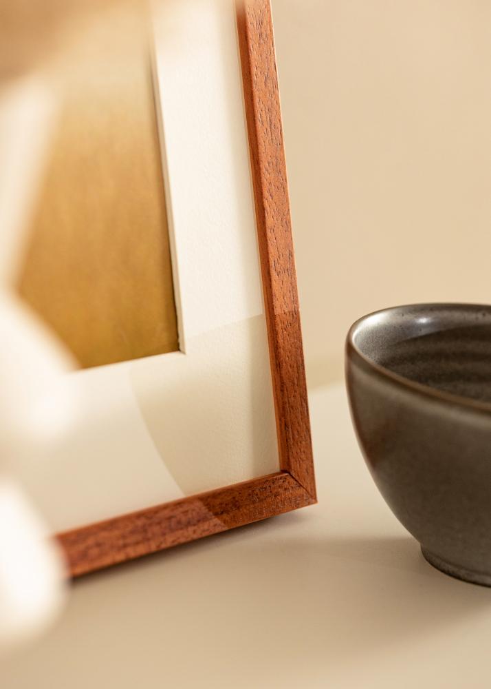 Okvir Ares Trešnja 50x70 cm - Paspartui Bijela 16x23 inča