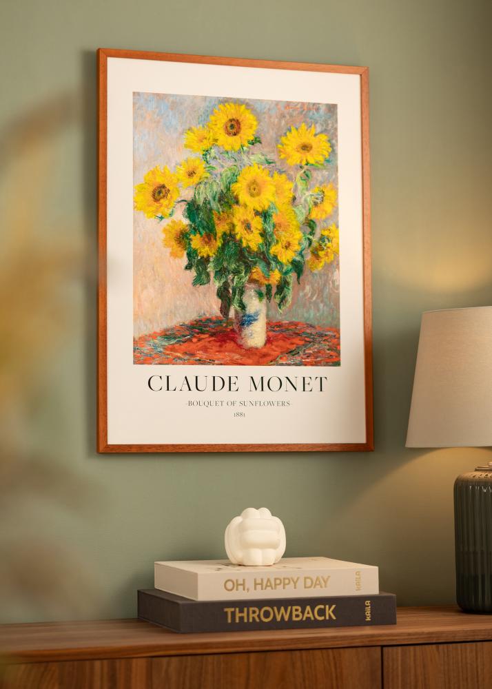 Okvir Ares Trešnja 50x70 cm - Paspartui Bijela 16x23 inča